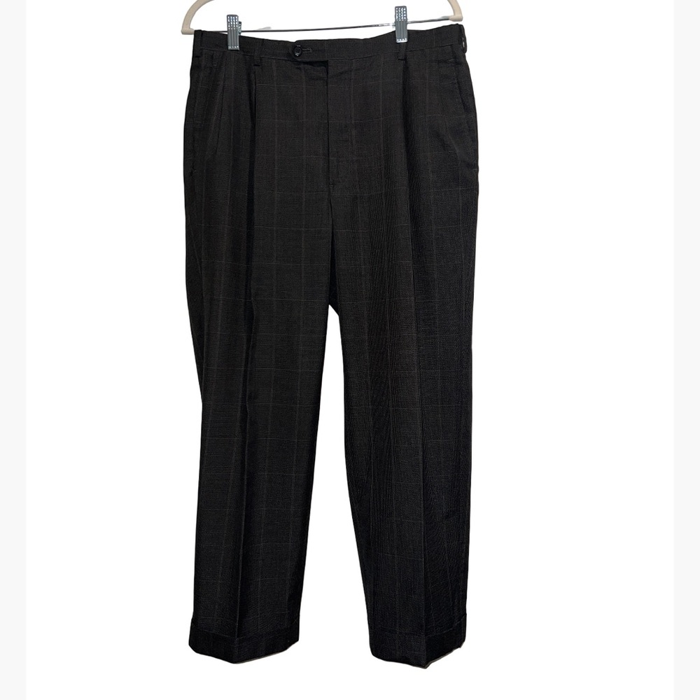 True Vintage Christian Dior monsieur pants dark brown checker